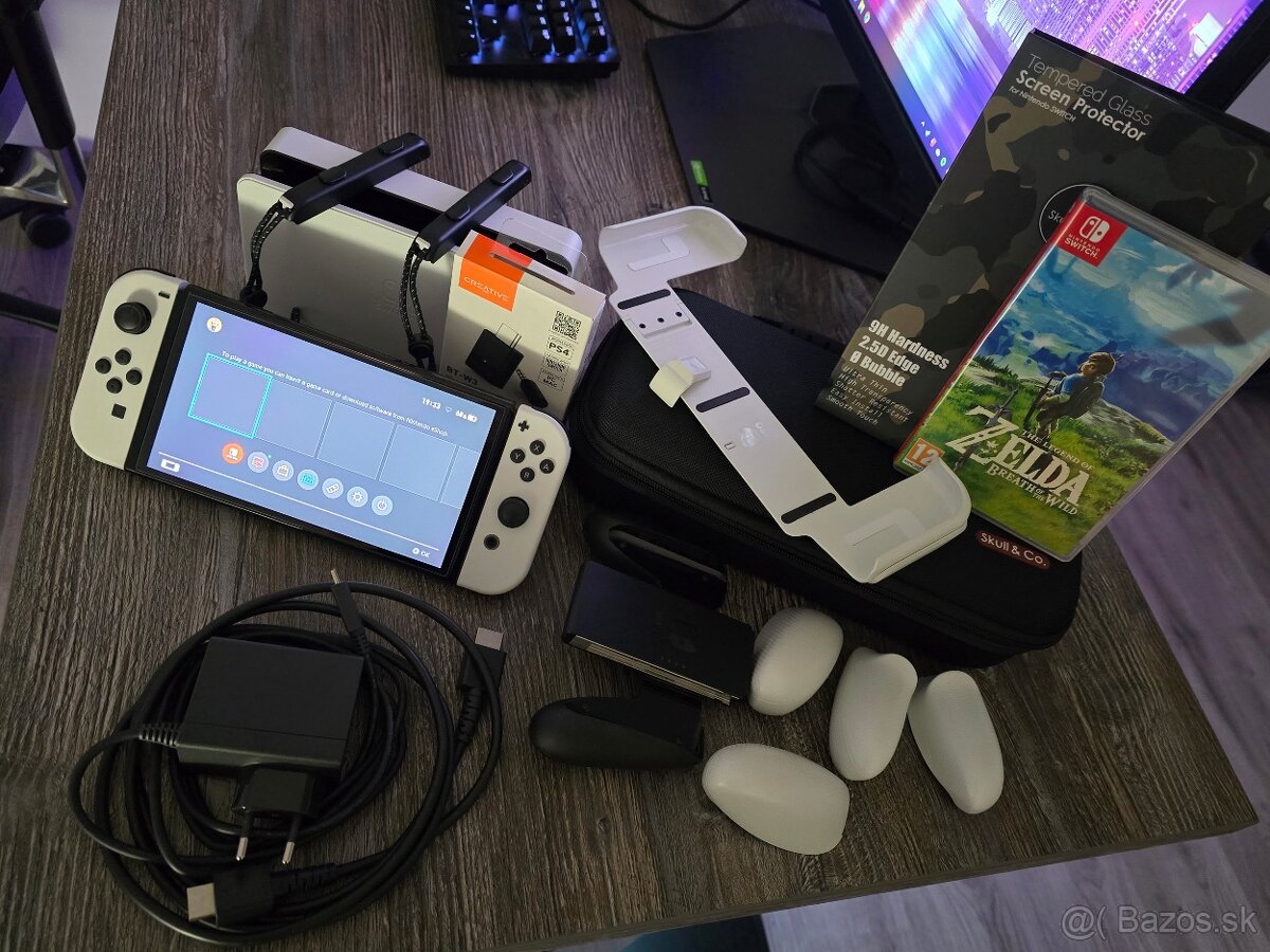 Nintendo Switch OLED 64GB+256GB + bohaté príslušenstvo