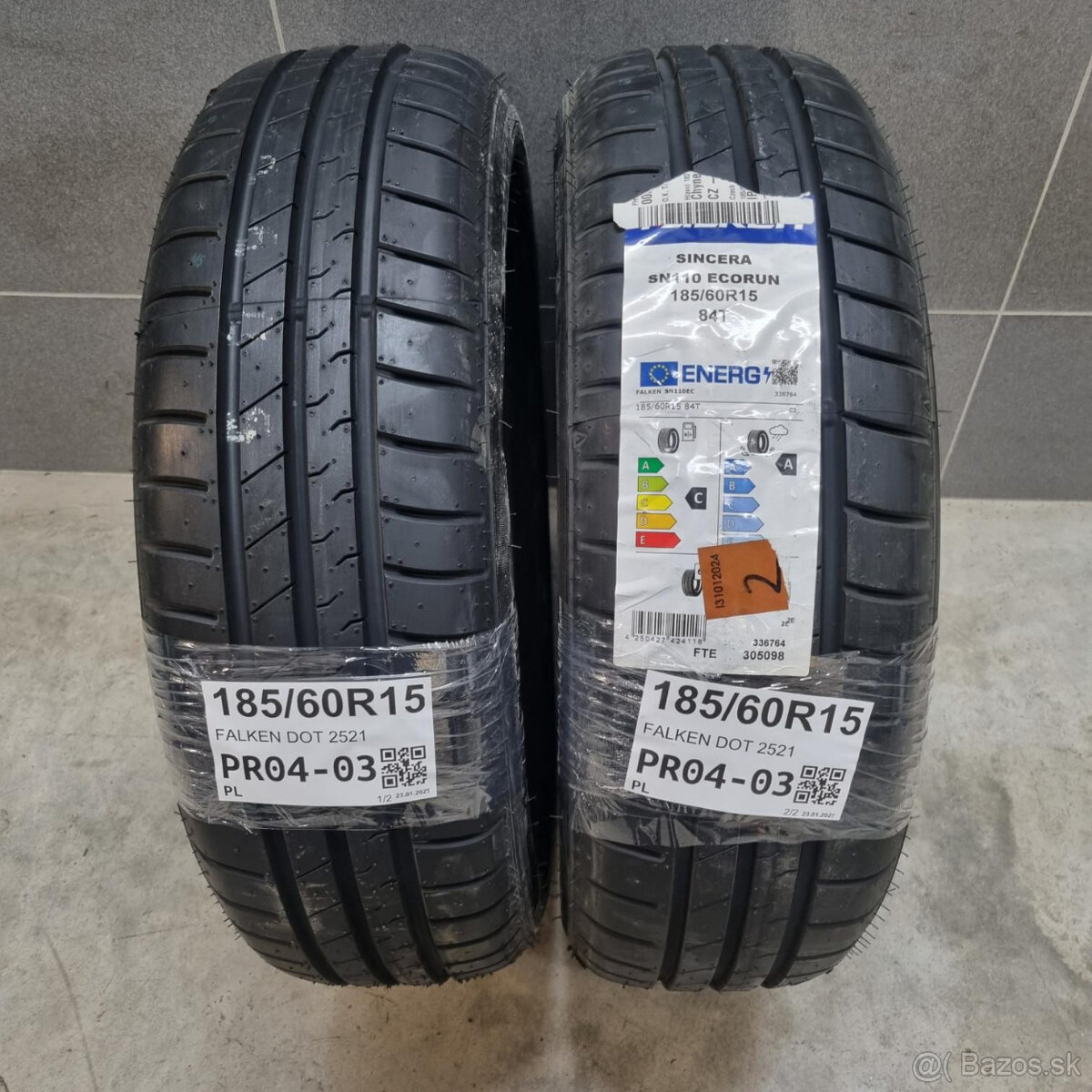 Letné pneumatiky 185/60 R15 FALKEN DOT2521