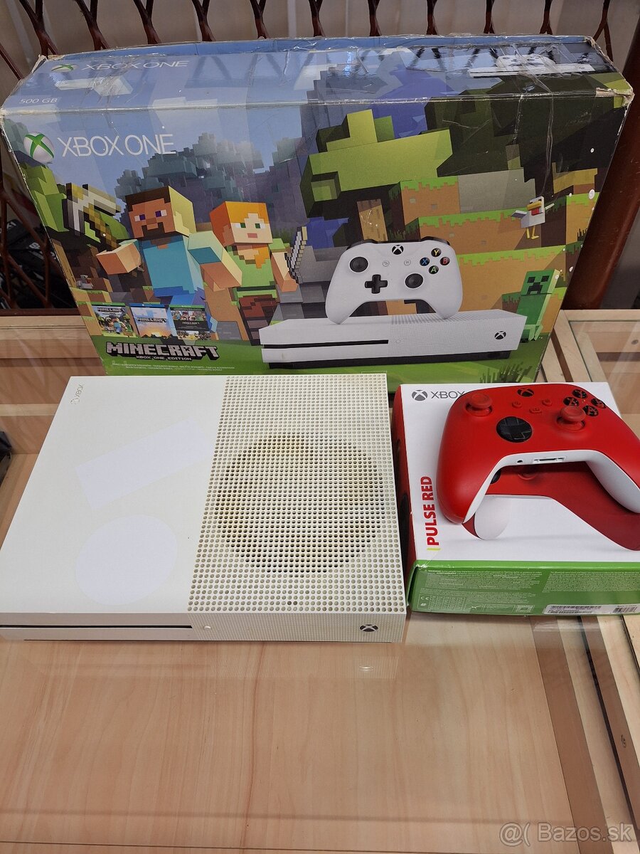 XBOX One S 500GB 1681 herní konzole + 1x Ovladač