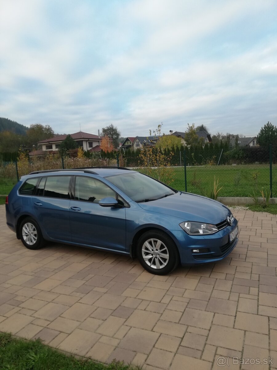 Volkswagen Golf Variant Combi,  1,4TSi, modrá metalíza, 2016