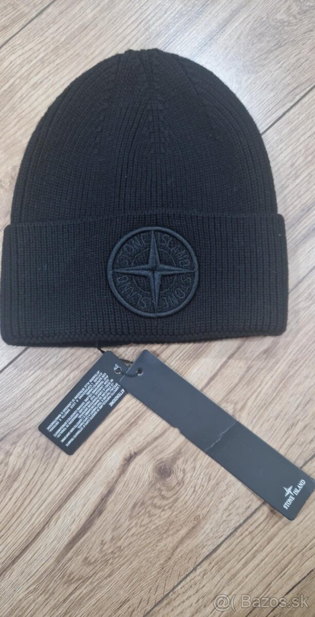 Nova ciapka STONE ISLAND cierna UNISEX