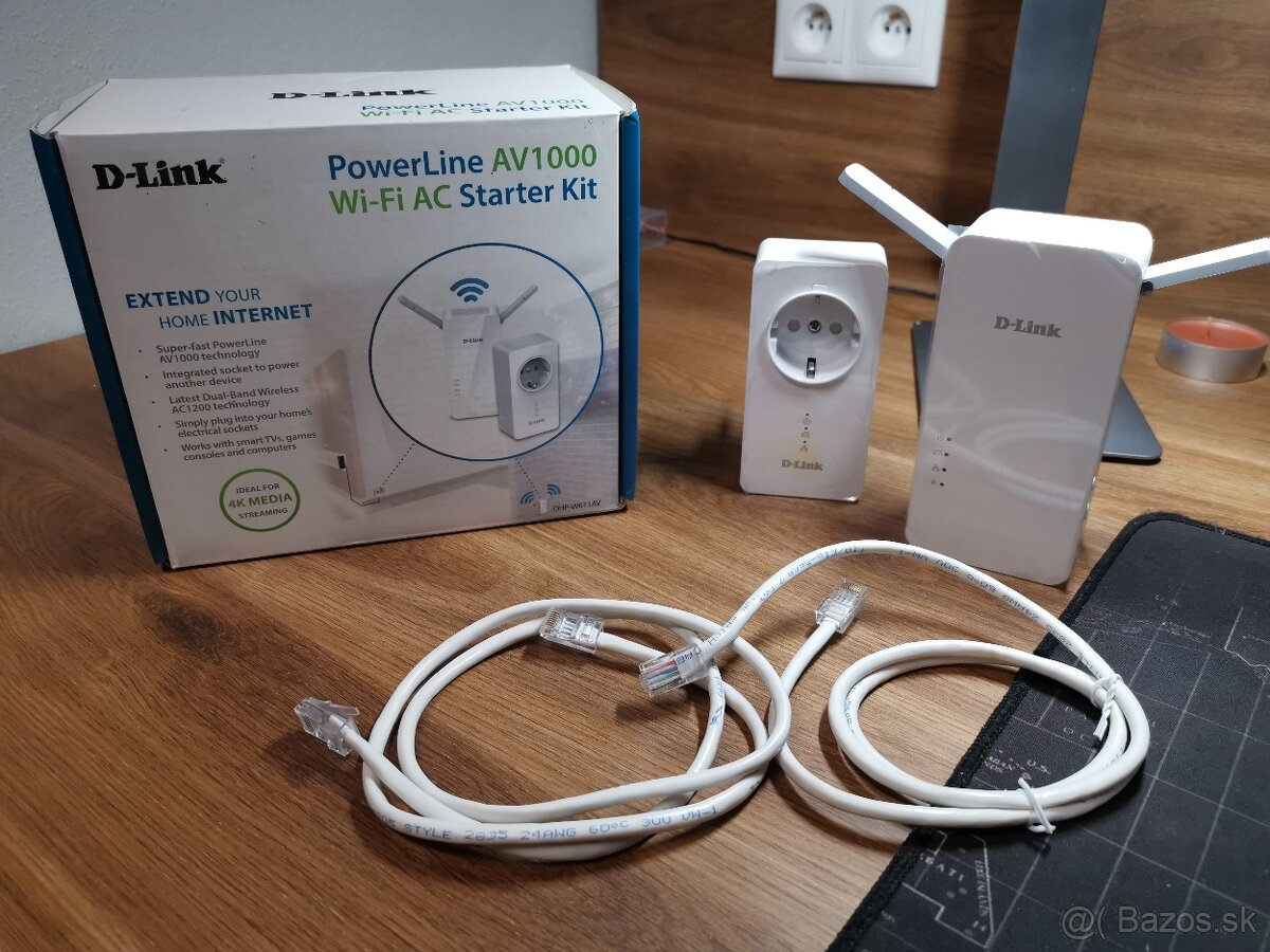 PREDÁM D-Link PowerLine AV1000 Wi-Fi AC Starter Kit