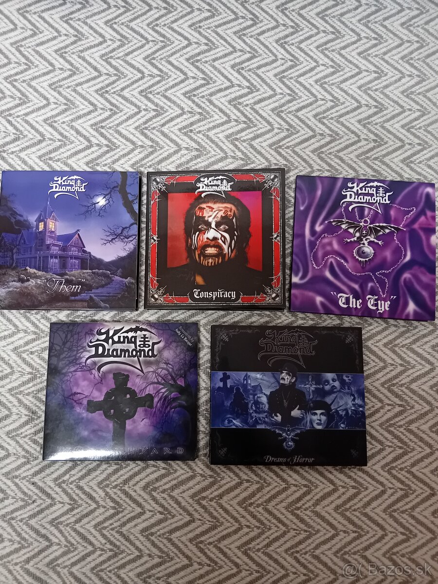 7x CD METAL/HORROR  -  KING DIAMOND