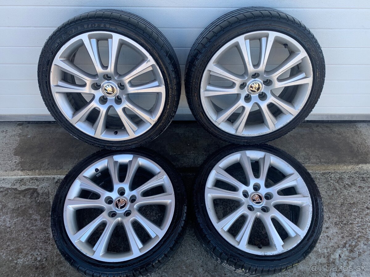 5x112 R17 ET45 ORIGINAL ŠKODA 205/55 R17