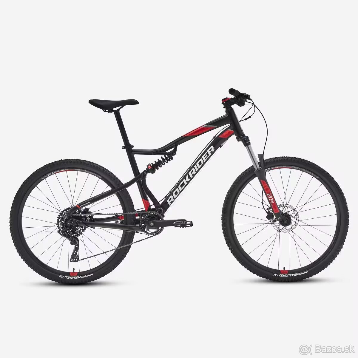 Horský bicykel st 530 , 27,5" čierno-červený