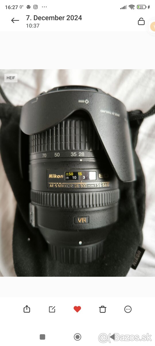 Nikon AF-S 28-300mm f3,5-5,6G -ED VR