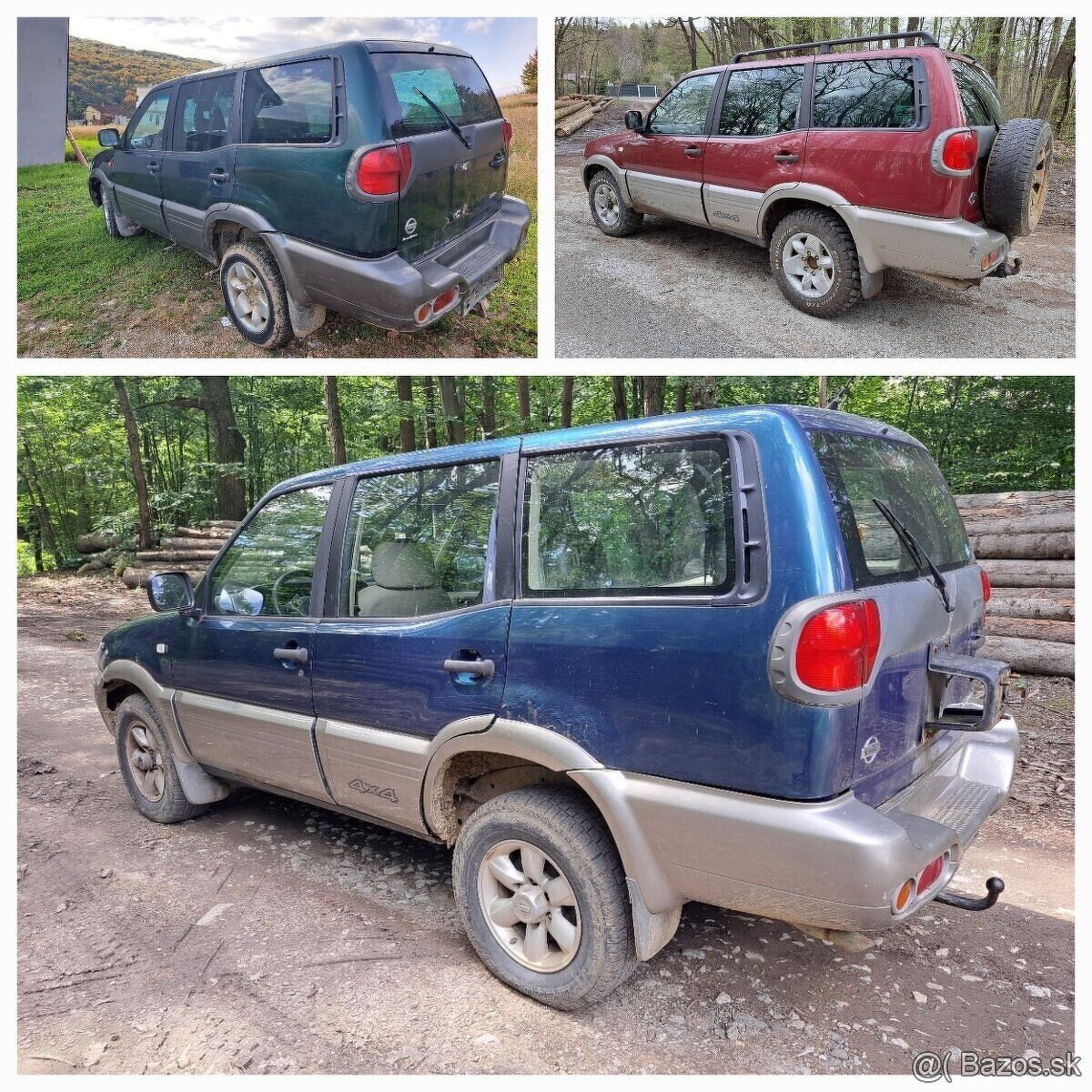 Rezpredam nissan terrano 2.7tdi aj 3.0did