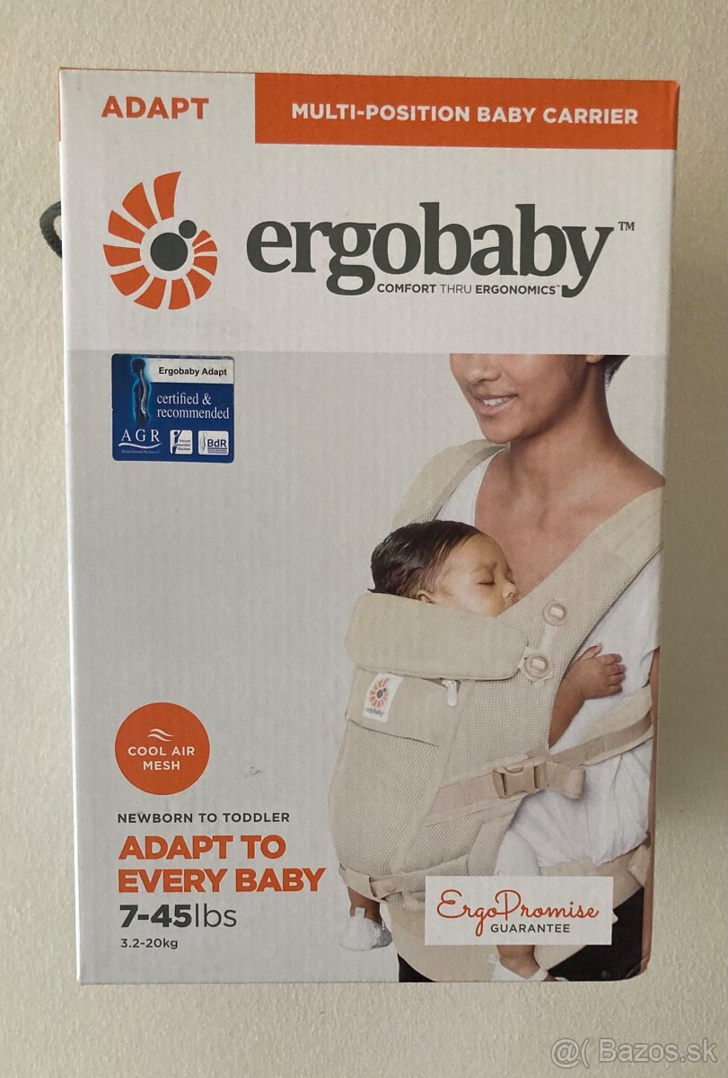 Ergobaby adapt cool air mesh nosic