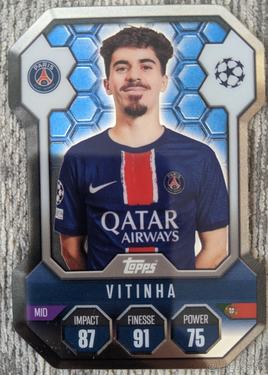 Topps Match Attax 24/25 - Chrome Shield (Vitinha)