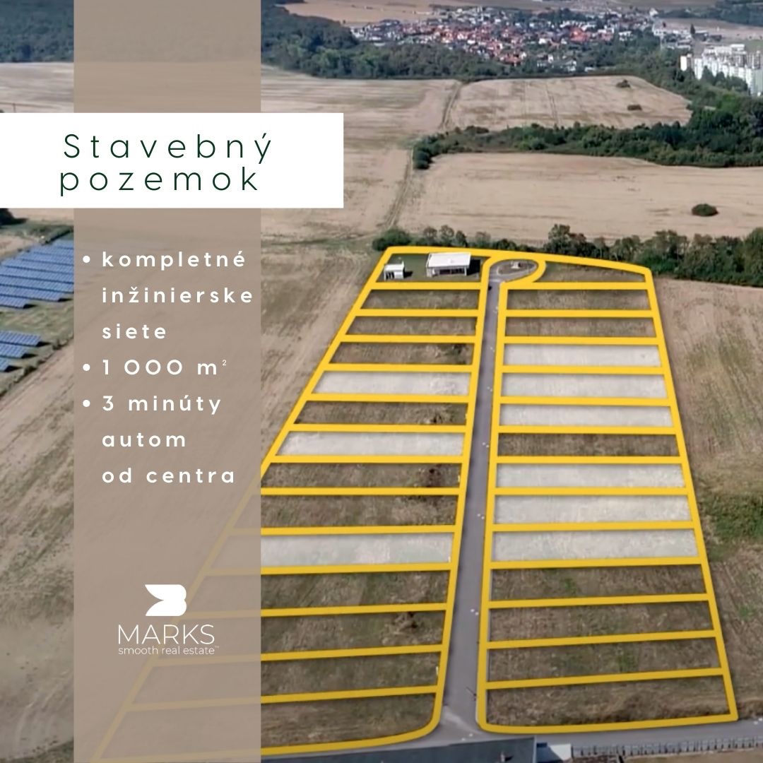 MARKS™ | Stavebný pozemok 1000 m² - Rimavská Sobota