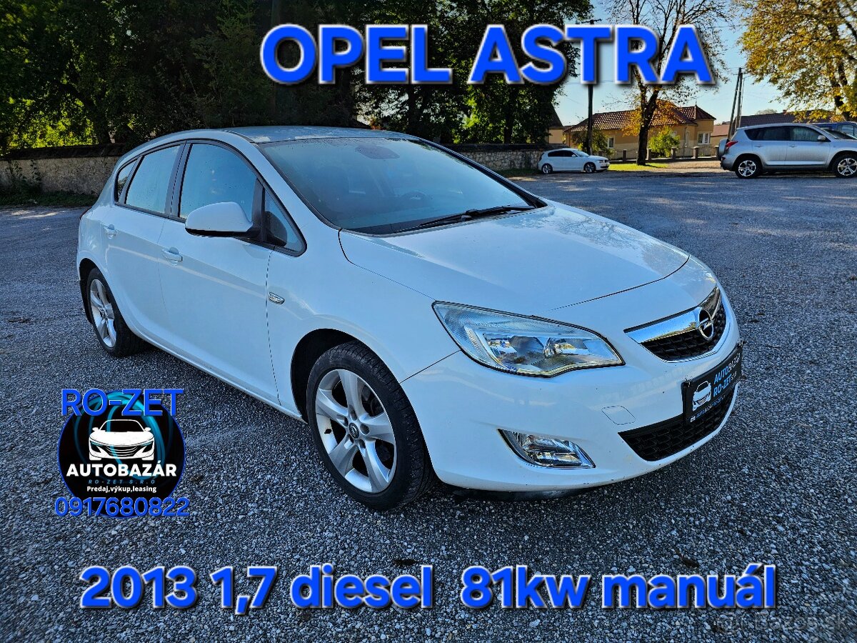 Opel astra j 1,7diesel