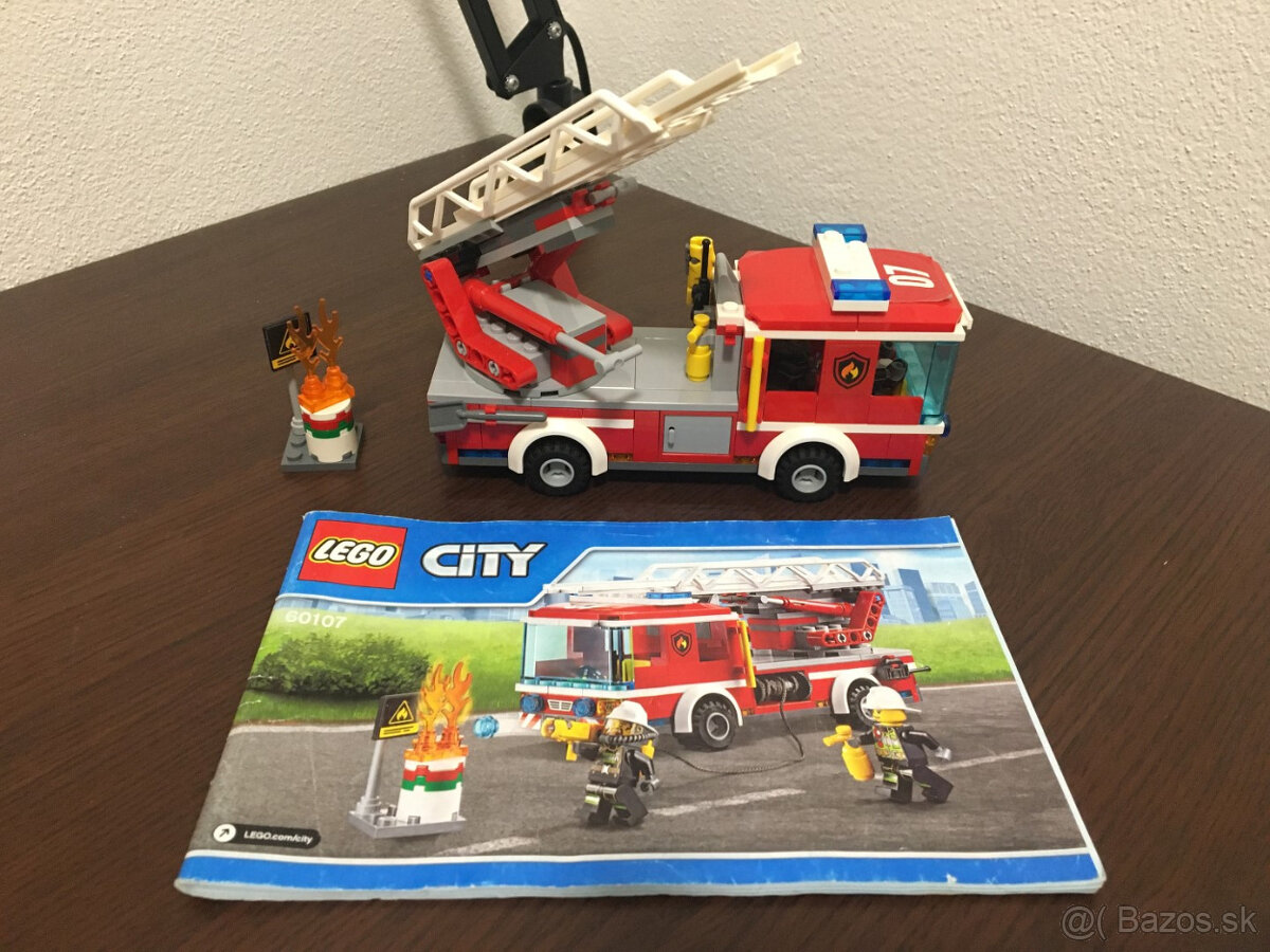 Lego City rôzne sety hasiči, cestári a iné