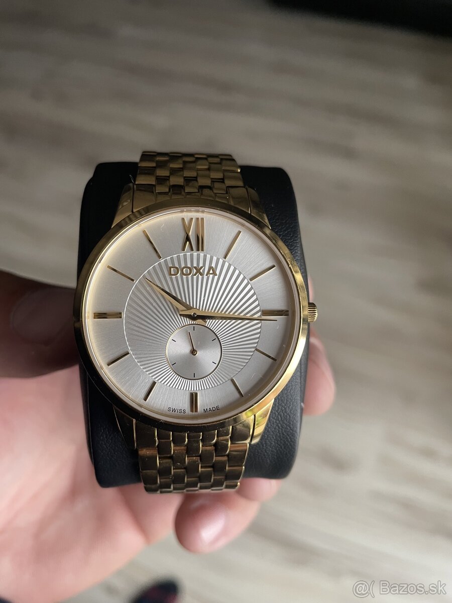 Doxa Slim Line 105.30.022.030 zlaté hodinky