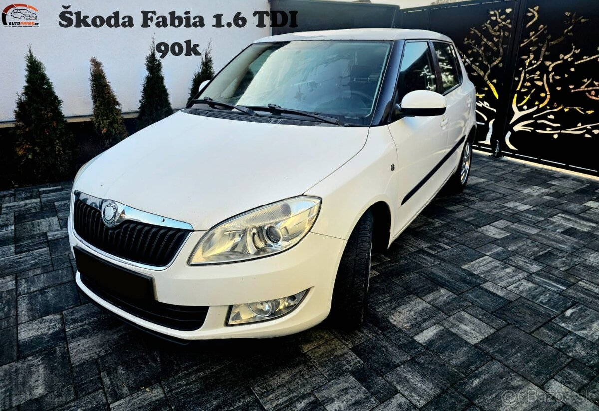 Škoda Fabia 1.6 TDI 90k