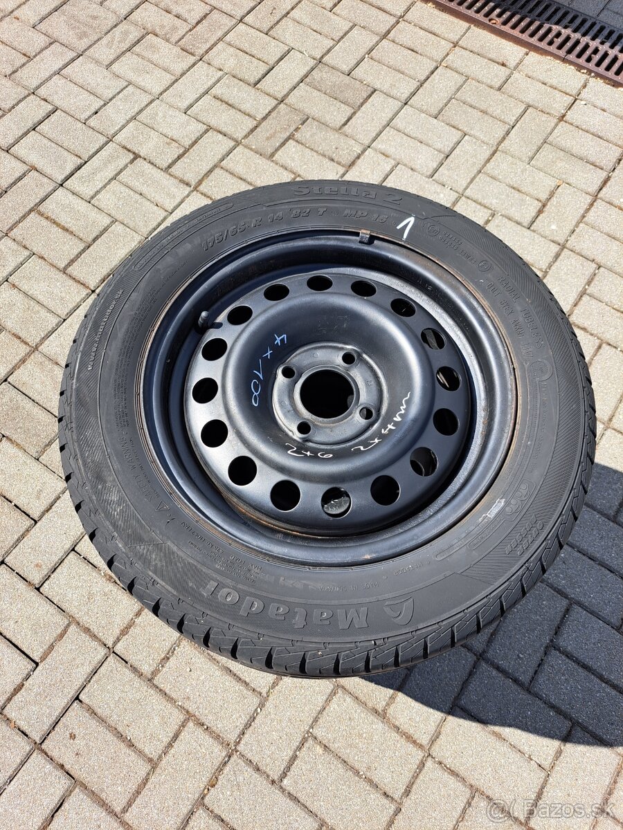 Disky 4x100 Opel, VW a ine, pneu 175/65/14