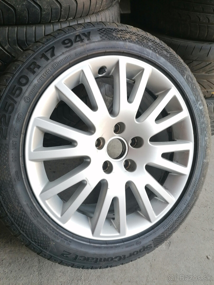 REZERVA=5x112=original AUDI=s pneu=225/50 R17=1ks