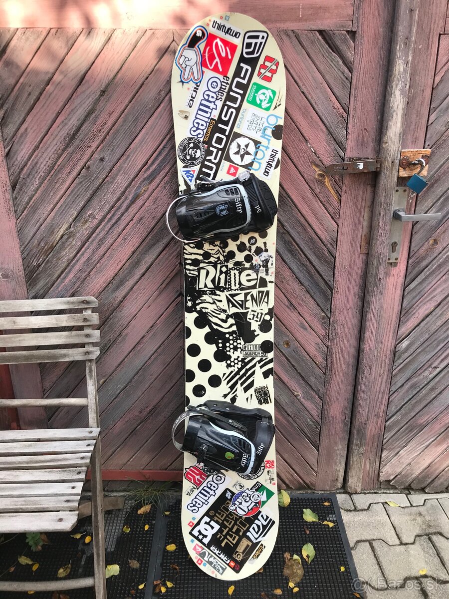 Snowboard Ride Agenda 159cm, Viazanie Drake 5ifty