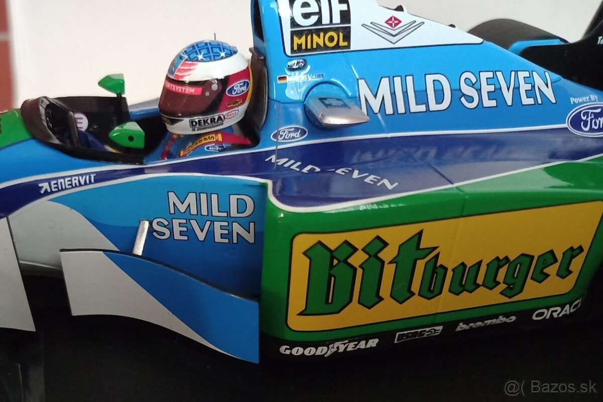 F1 BENETTON FORD B194 VÍTĚZ AUSTRÁLIE 1994 SCHUMACHER 1:18