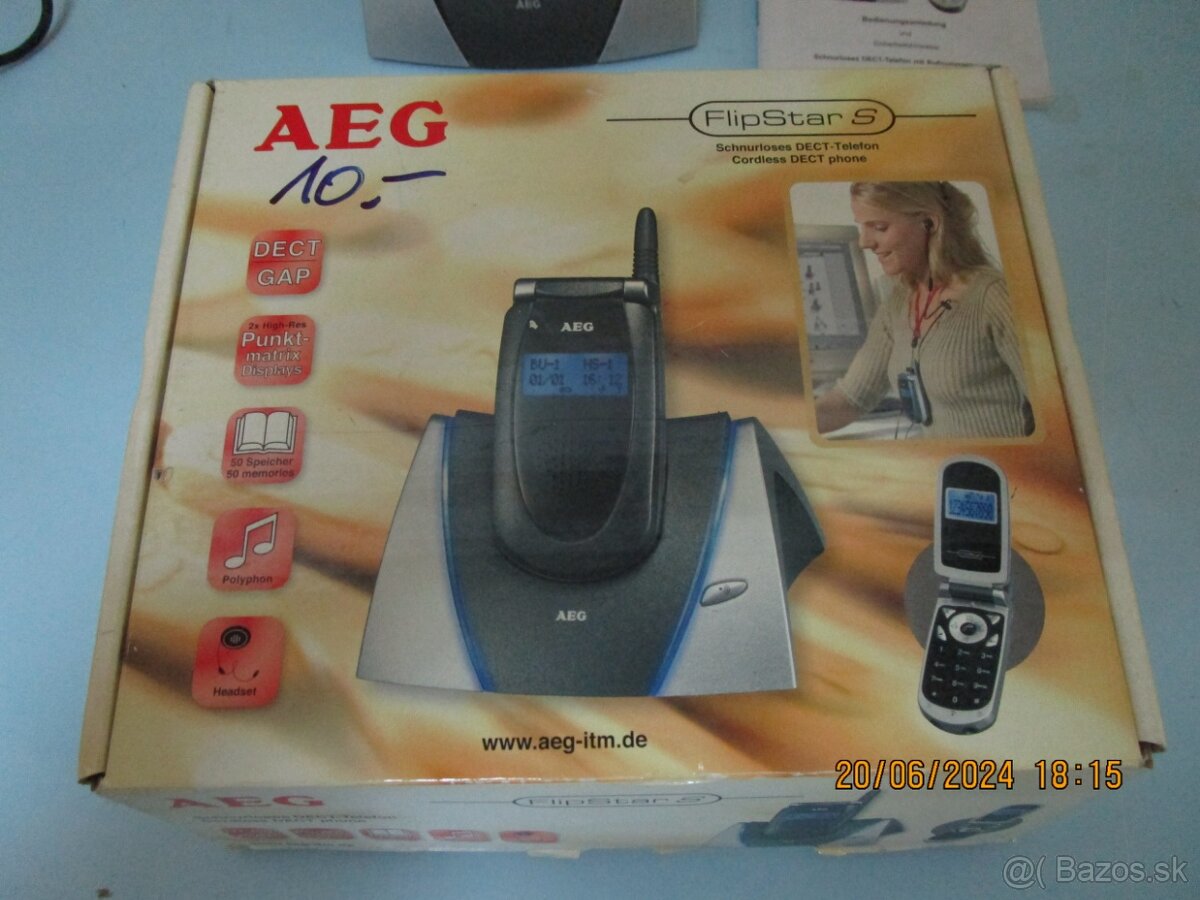 PREDAM BEZDROTOVY TELEFON zn.AEG za 10€