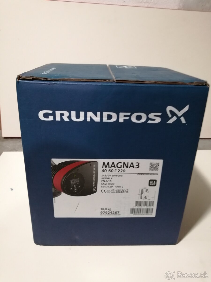 Grundfos Magna 3 40 - 60 F 220, 230V, elektronické