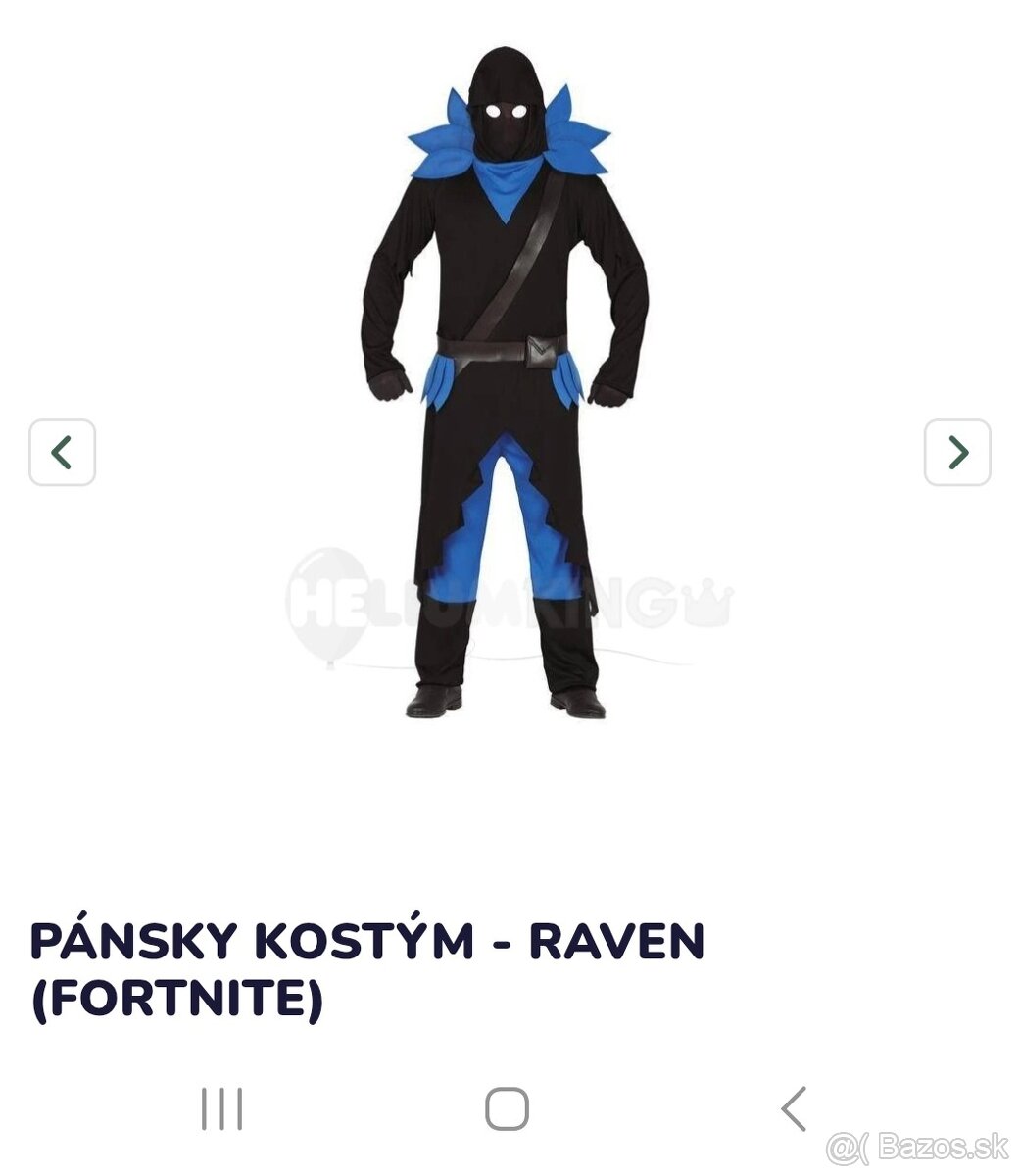 Karnevalový kostým Fornite  140cm