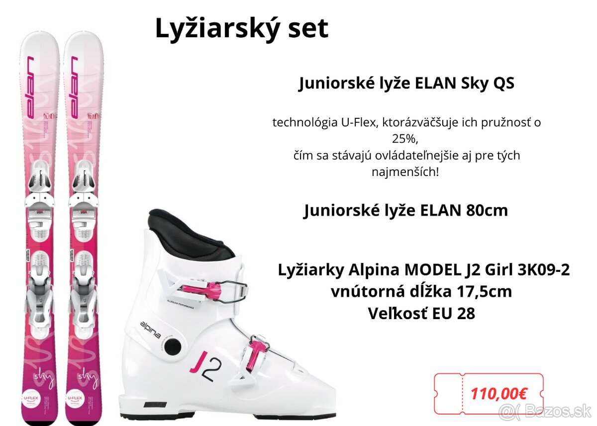 Detský lyžiarsky set