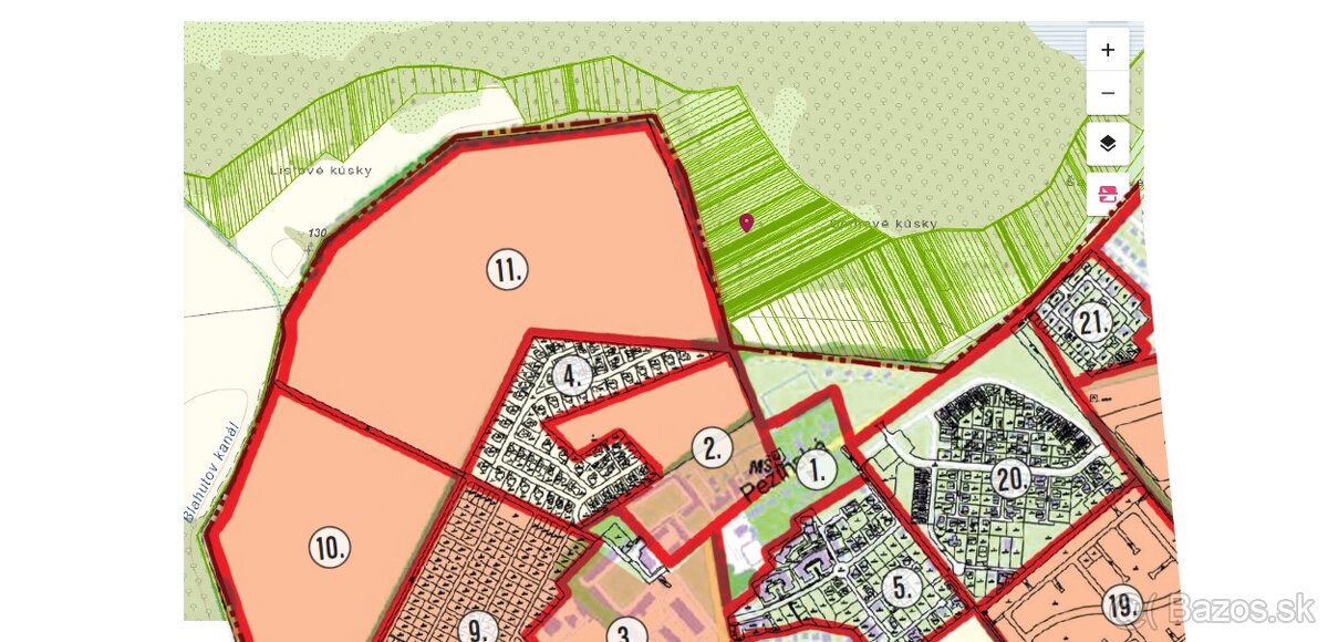 Investícia - Pozemok 1079m² Čierna Voda - Chorvátsky Grob