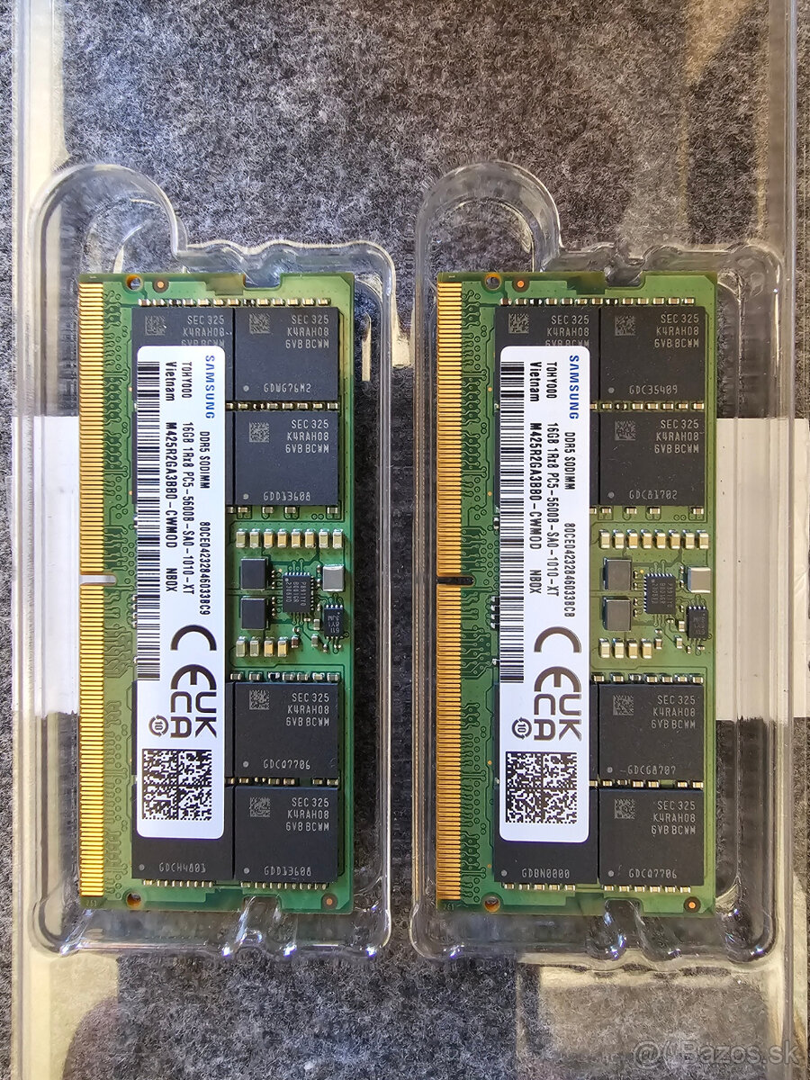 SAMSUNG 32GB (2x16GB) DDR5 5600MHz pre notebook