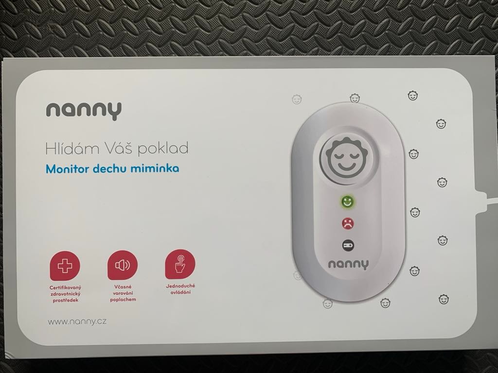 Jablotron Monitor dychu Nanny BM-02