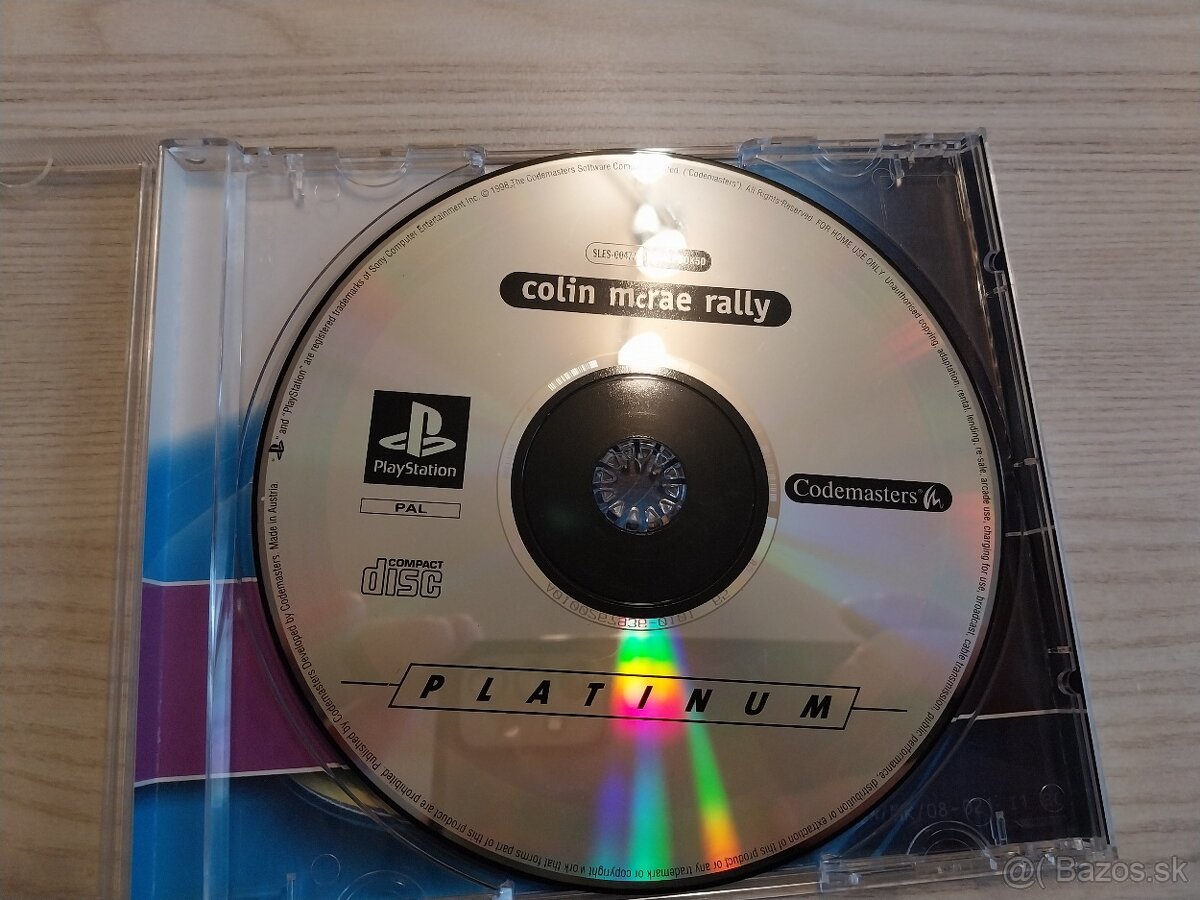 PS1 COLIN MCRAE RALLY platinum - BEZ OBALU