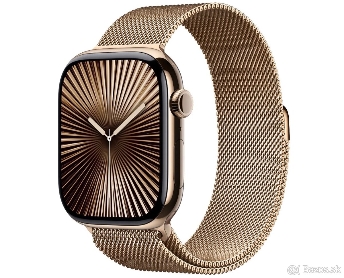 Apple Watch Series 10 GPS + Cell 46mm Gold Titanium