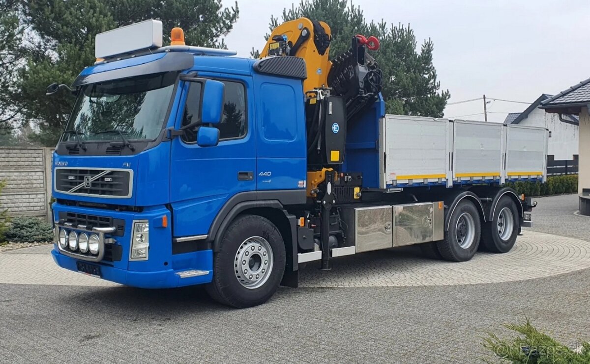 8785 - Volvo FM 440 - 6x2 – Valník/Sklápěč + HR-EFFER 305S6