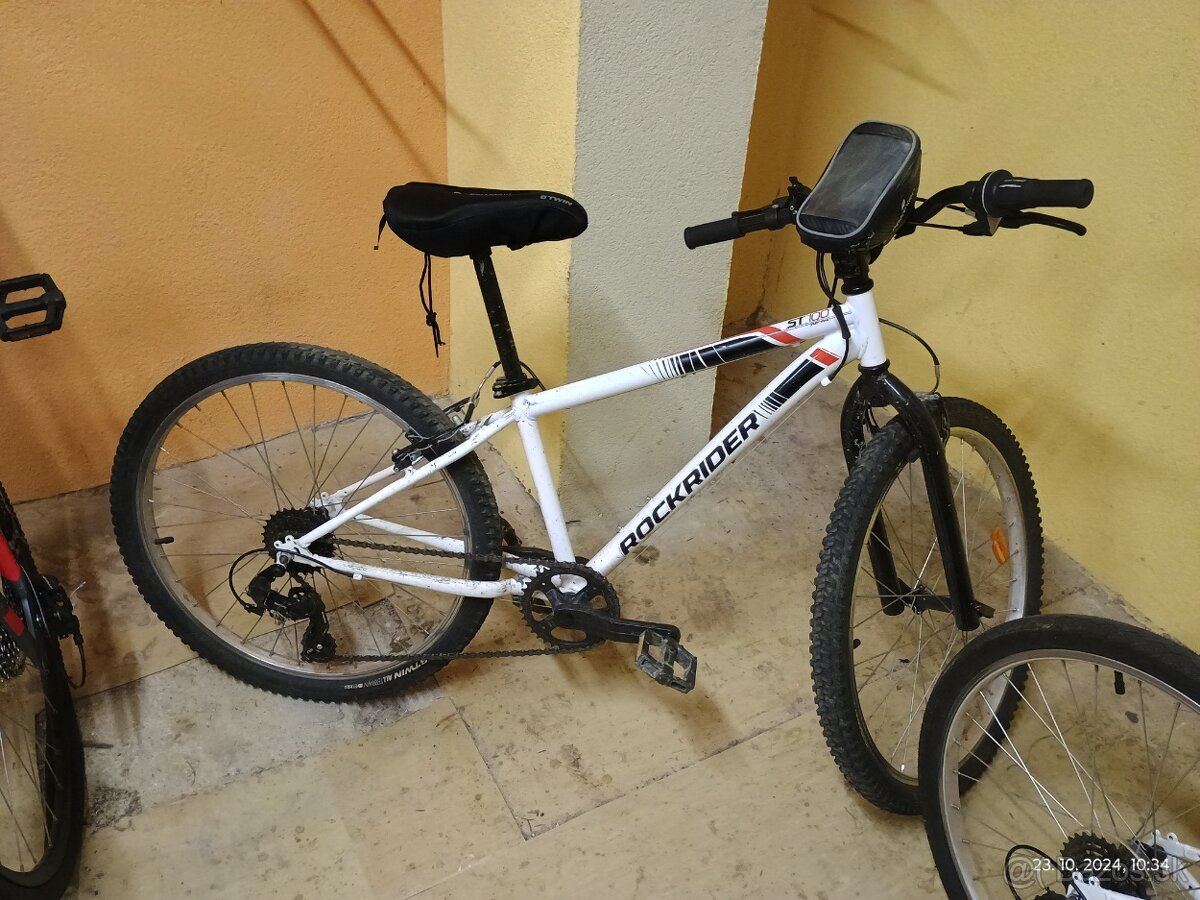 Horský bicykel Rockrider ST100 veľkosť 24"