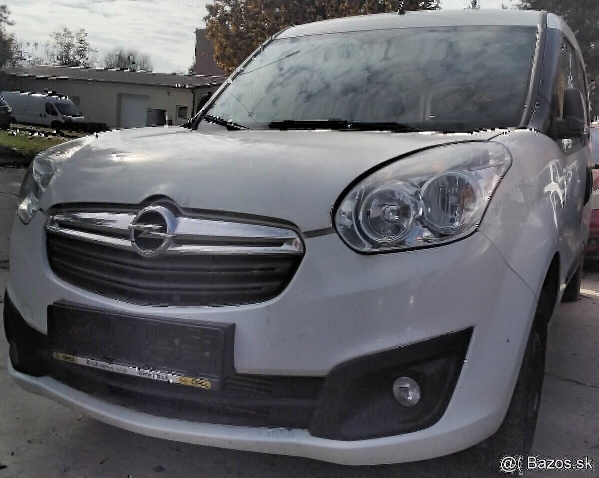 OPEL COMBO 1.6 CDTI 2015 predám KAPOTU, NÁRAZNÍK, predné SVE