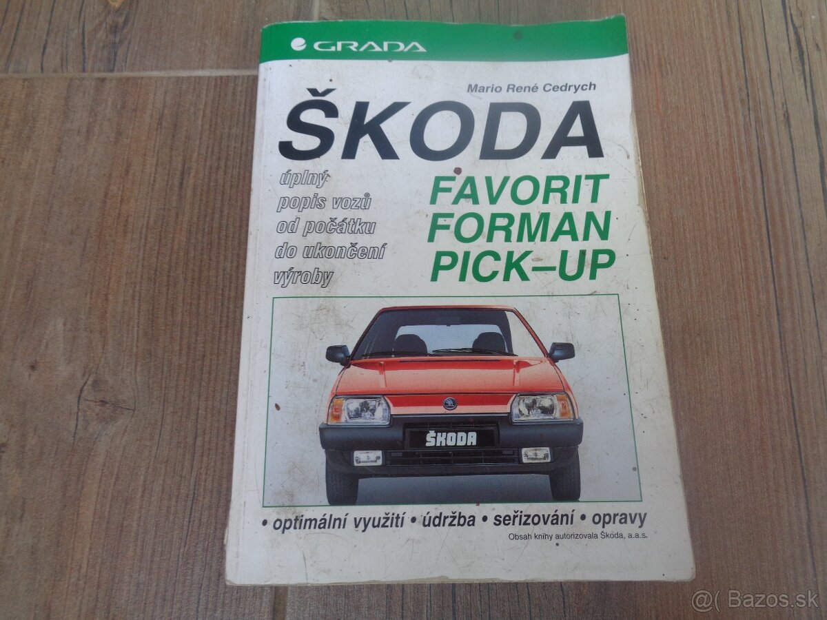 prirucka skoda felicia,pick up