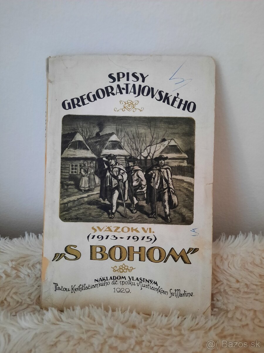 Spisy J. Gregora-Tajovského VI. - "S Bohom" (1929)