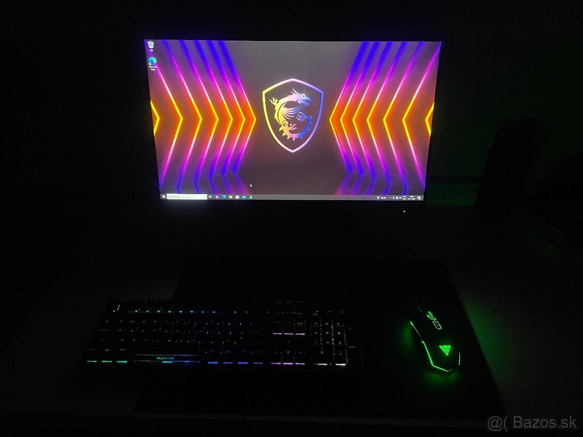 Herný PC + MSI monitor,klávesnica,myš