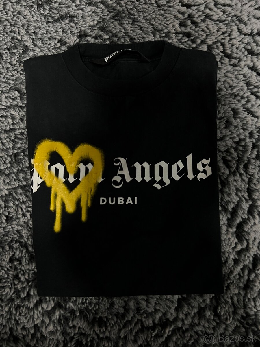 PALM ANGELS sprayed logo tricko