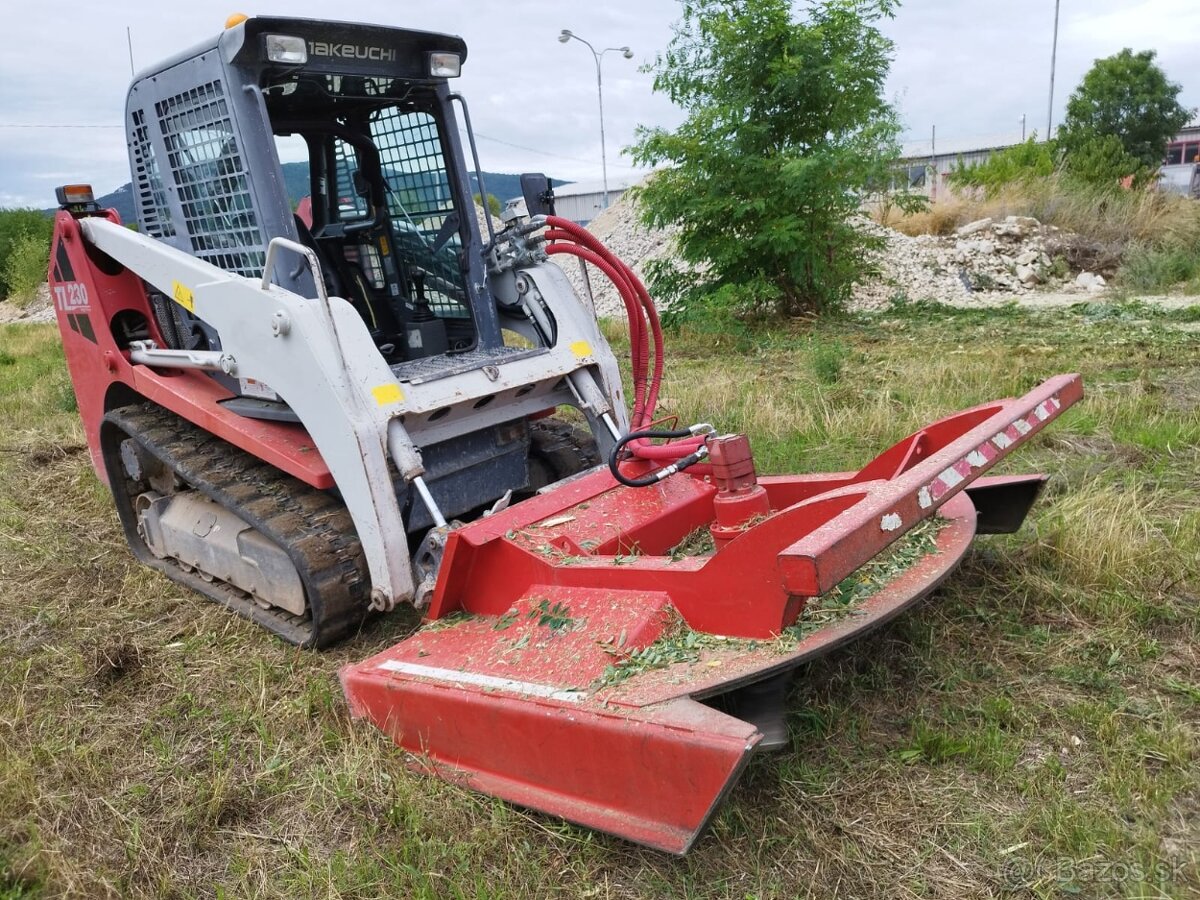 Pasovy nakladac Takeuchi TL230 s klimou, SPZ, High Flow.