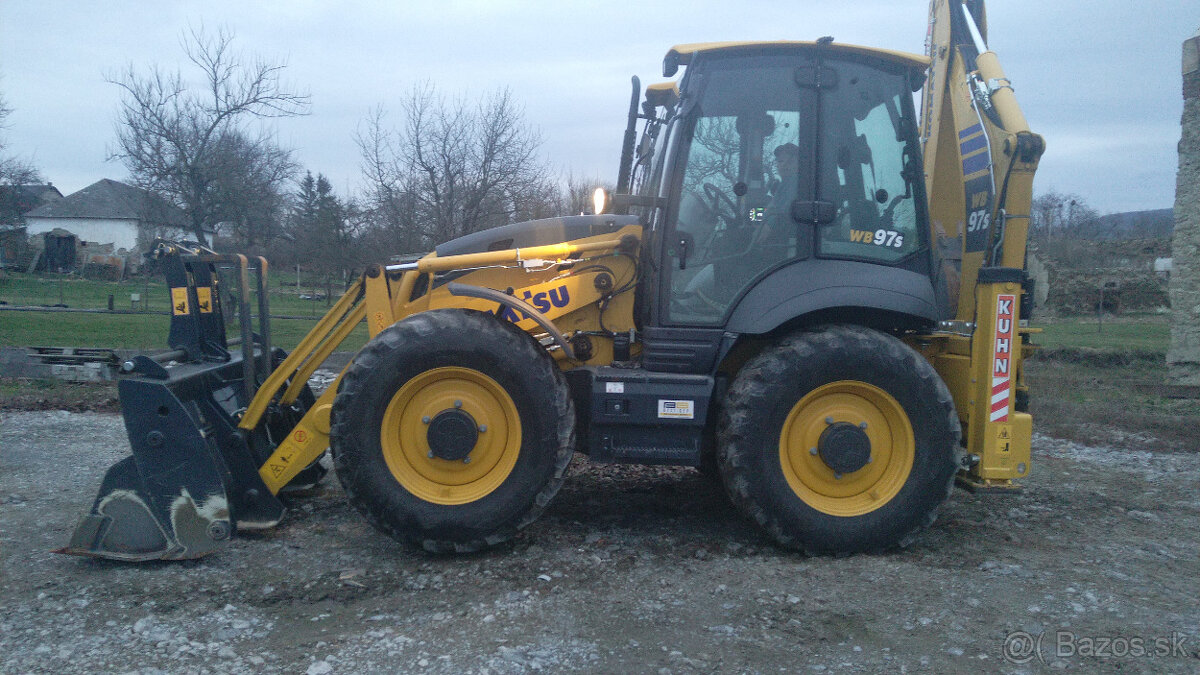 KOMATSU WB97S-8 Rýpadlo - nakladač 4x4