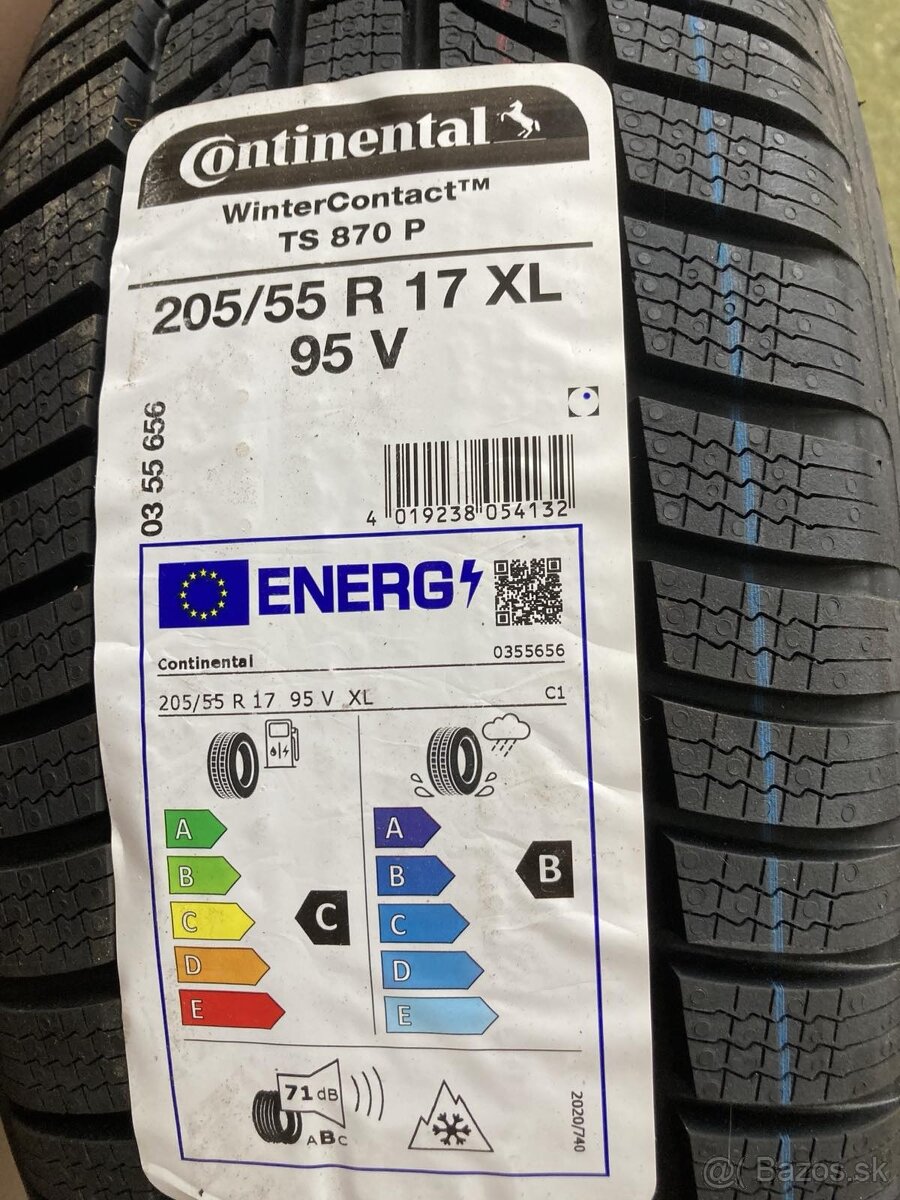 1pneu nova zimna Continental 205/55 R17 95V XL