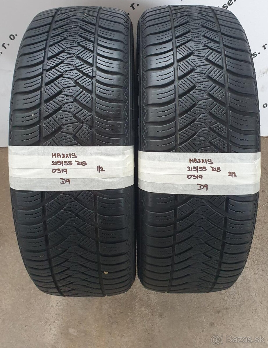 Zimné pneumatiky 215/55 R18 MAXXIS DOT0319