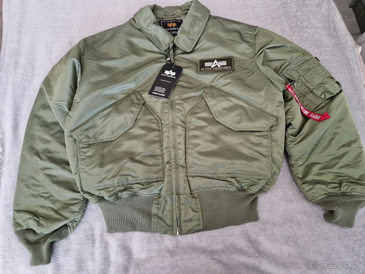 Pánská bunda ALPHA INDUSTRIES (L) NOVÁ Sage Green