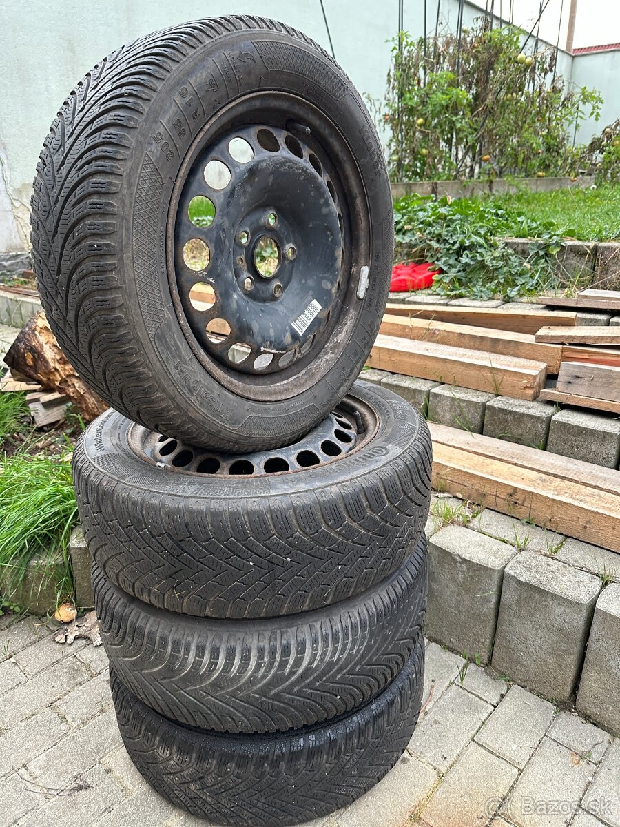 205/55 R16 zimne pneu s diskami