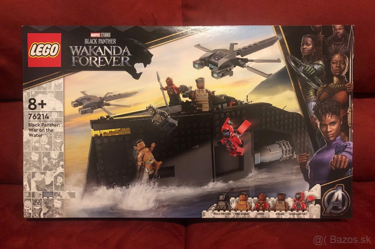 LEGO 76214 Black Panther: Válka na vodě - Bez figurek