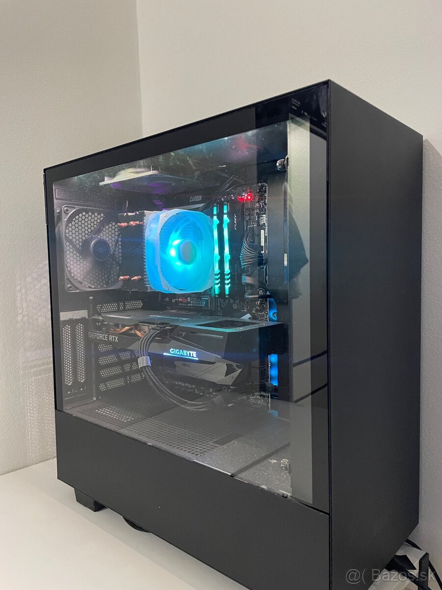 Predam herný počítač NZXT h510 RTX 3050 Intel 15 9600k 2390