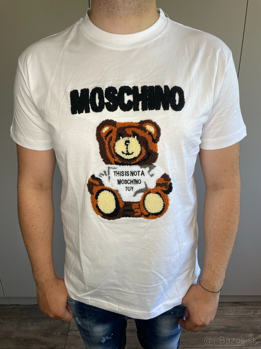 MOSCHINO- pánske tričko č.8, 45