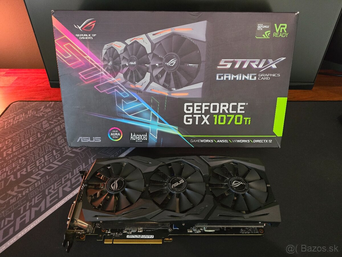 ASUS ROG STRIX GAMING GeForce GTX 1070Ti Advanced Edition Di