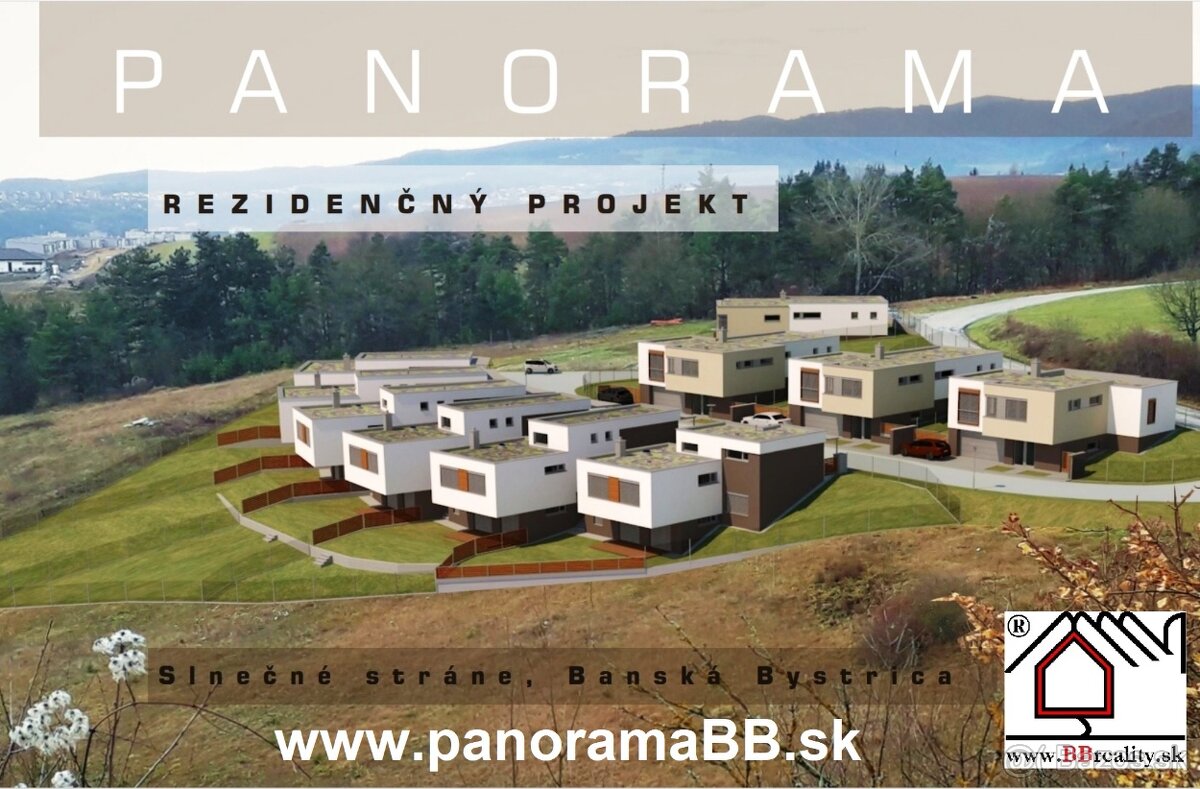 Predaj RD/novostavba, Slnečné stráne, BB, www.panoramabb.sk