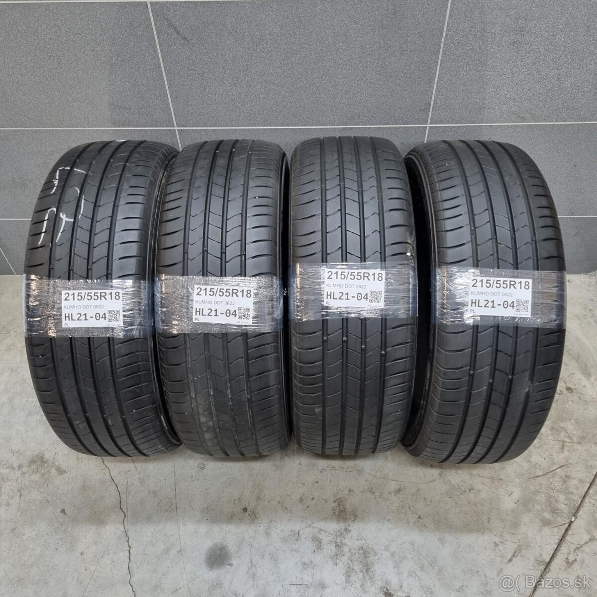 Letné pneumatiky 215/55 R18 KUMHO DOT0622